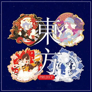 Anime Touhou Project Broches / Sagyouji / Yuyuko / Remilia / Scarlet / Pins / Bijuteria Legal / Cosplay / Presentes