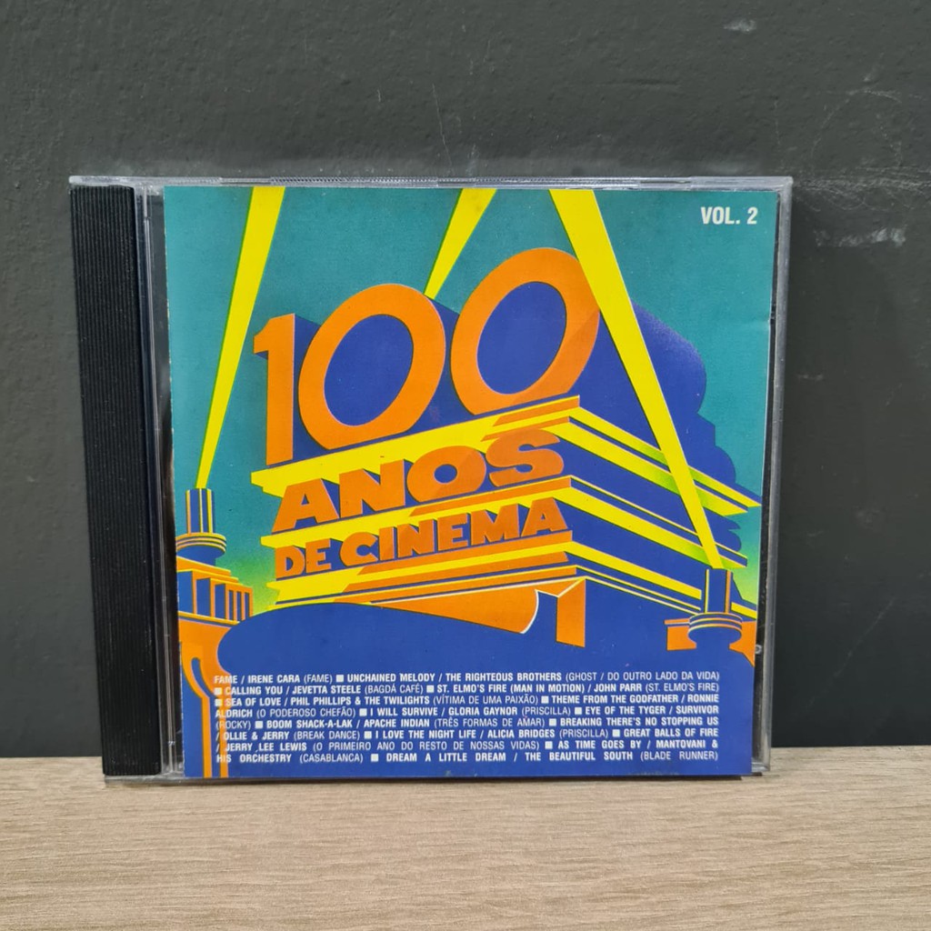 Cd 100 Anos De Cinema Vol.2 1995 Glória Gaynor Survivor Phill Phillips