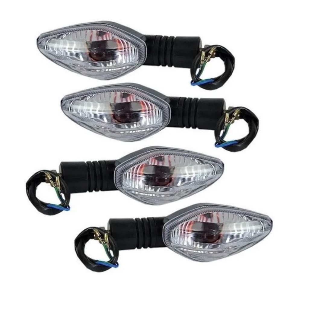 Pisca Seta Nxr Bros 150/160 Cg Titan Fan, Cbx,cb Xre Kit C/4 Cristal