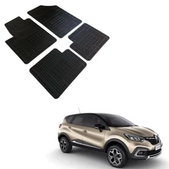 Jogo 4 Pecas Tapete Automotivos Especifico Renault Capitur 100% Borracha Borcol