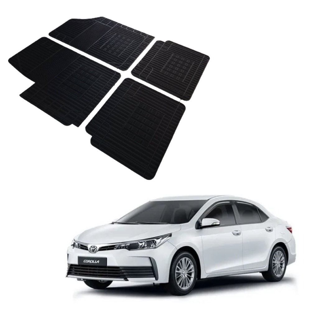 Jogo Tapete Especifico Toyota Corolla 100% Borracha Borcol 4 Pecas