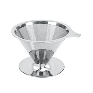 Coador De Café Inox Aço 304 Tam12x10cm  Não Precisa Filtro Reutilizável em Oferta na Shopee