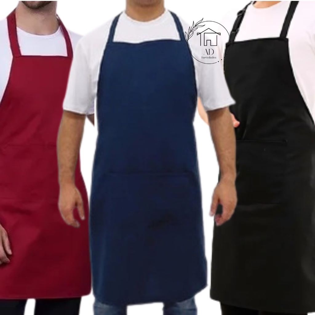 Avental Churrasqueiro Com Bolso- Cheff Cozinha Garçom BLACK FRIDAY
