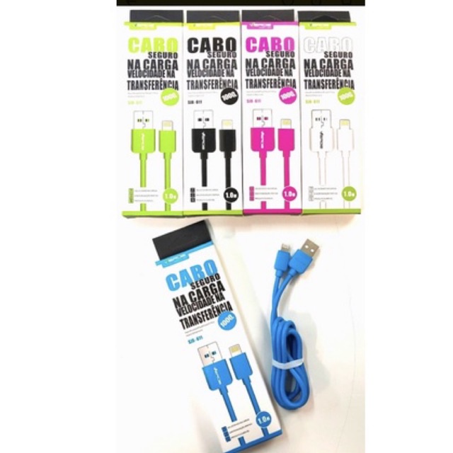 Cabo de Iphone Lightning USB de Carregamento Rápido/Dados de 1m para iPhone 11 mini pro max x xr/para apple 5 6 7 8 plus