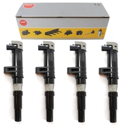 Kit Bobina Ignicao Duster 1.6 2.0 de 2011 a 2019 NGK