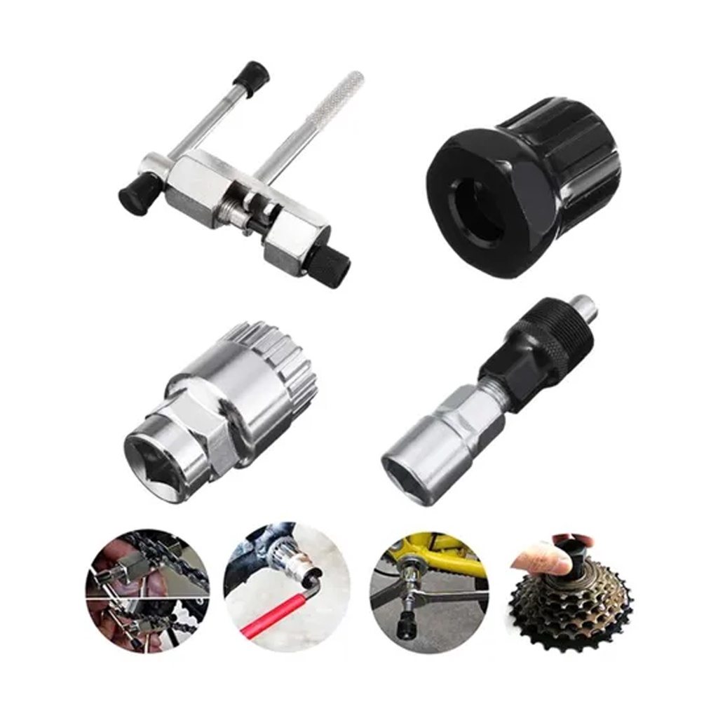 Kit De Ferramentas De Reparação De Bicicleta Mountain Bike