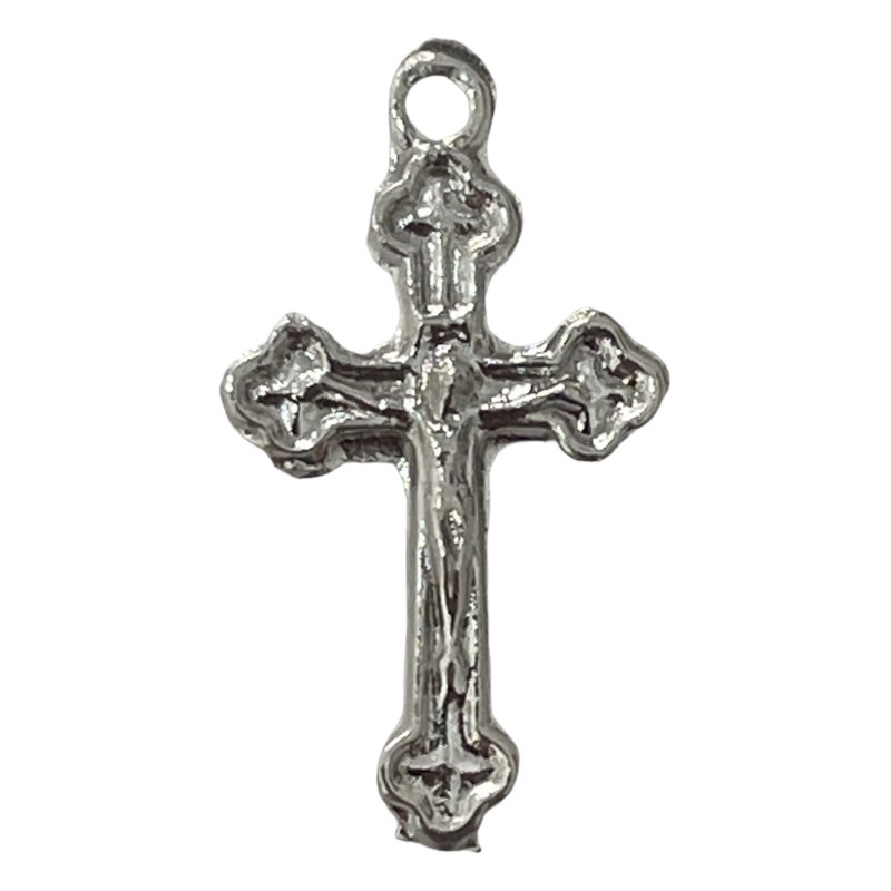 crucifixo para mini terço 2cm - 50 unidades