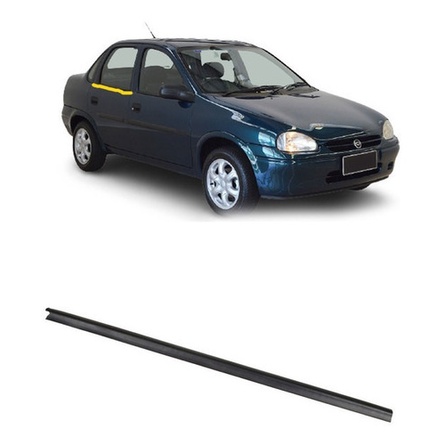 Borracha Vidro Pestana Externa Traseira Corsa Classic Ld em Oferta na Shopee