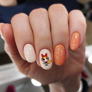 120 Adesivos para unhas 3D Meninas Super Poderosas
