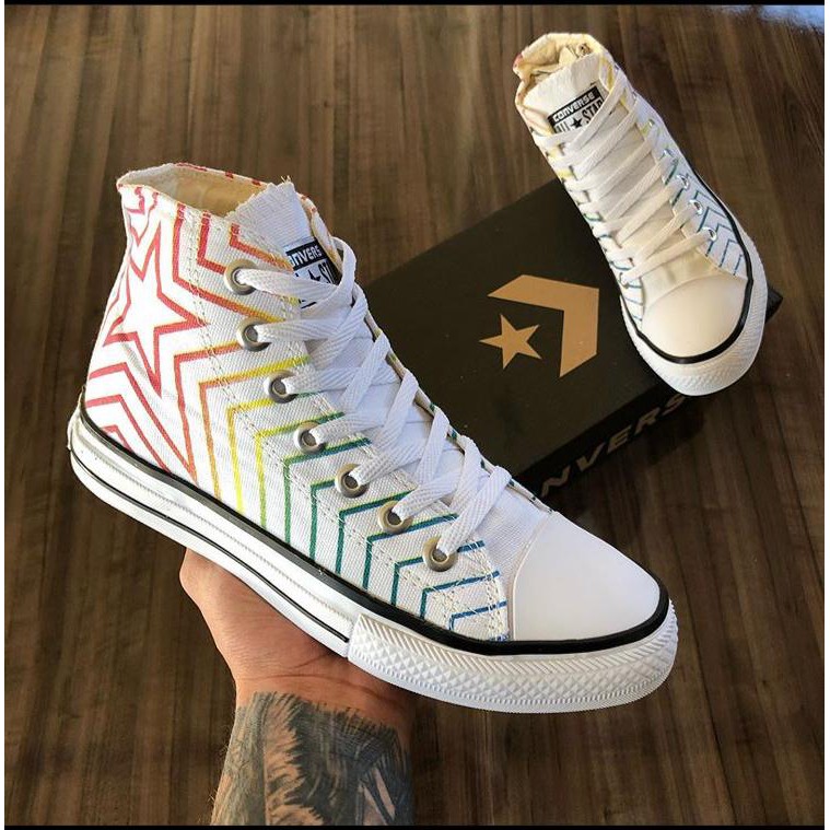 all star converse colorido