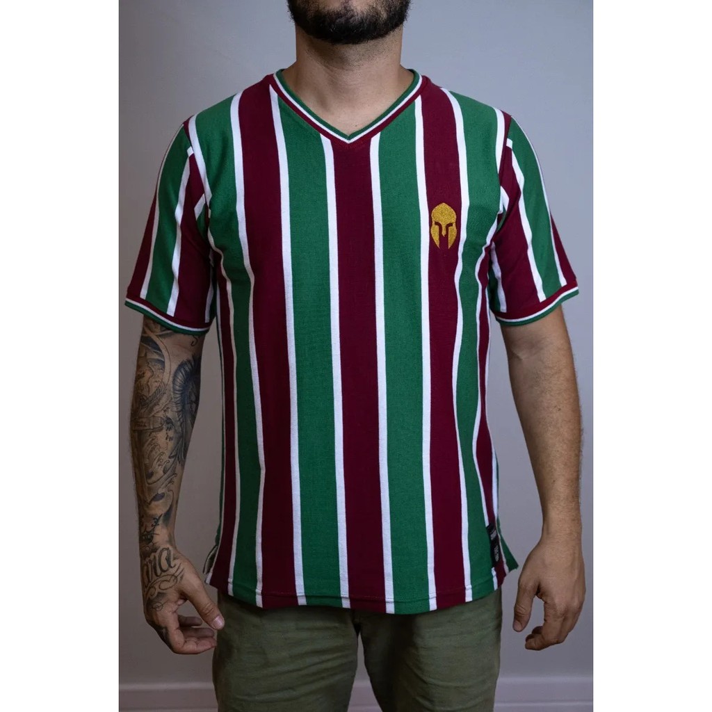 Camisa do Fluminense Liga Retrô 1975 - Masculina em Promoção