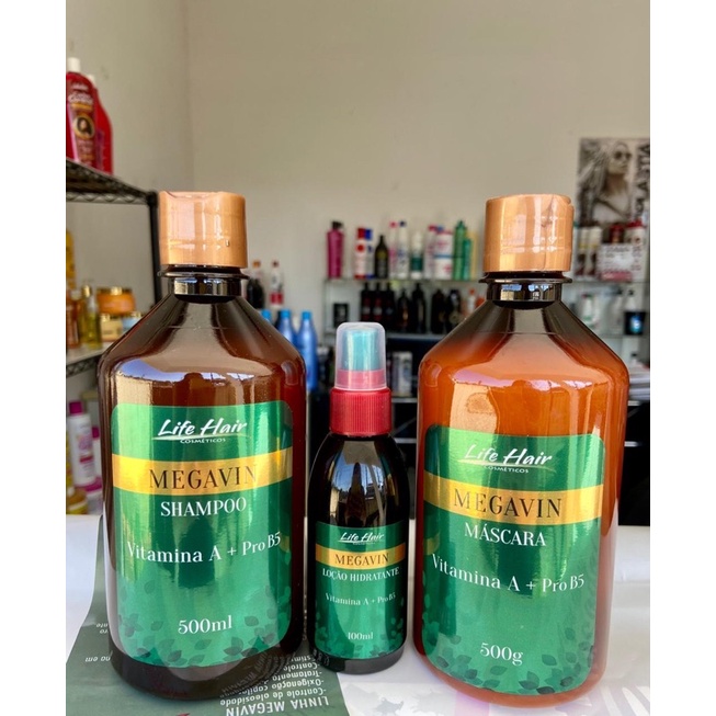Kit Megavin Life hair Profissional | Shopee Brasil