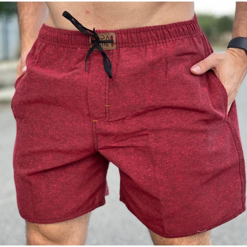 Short Masculino Mauricinho Brim Short Batedeira Moda Praia Short