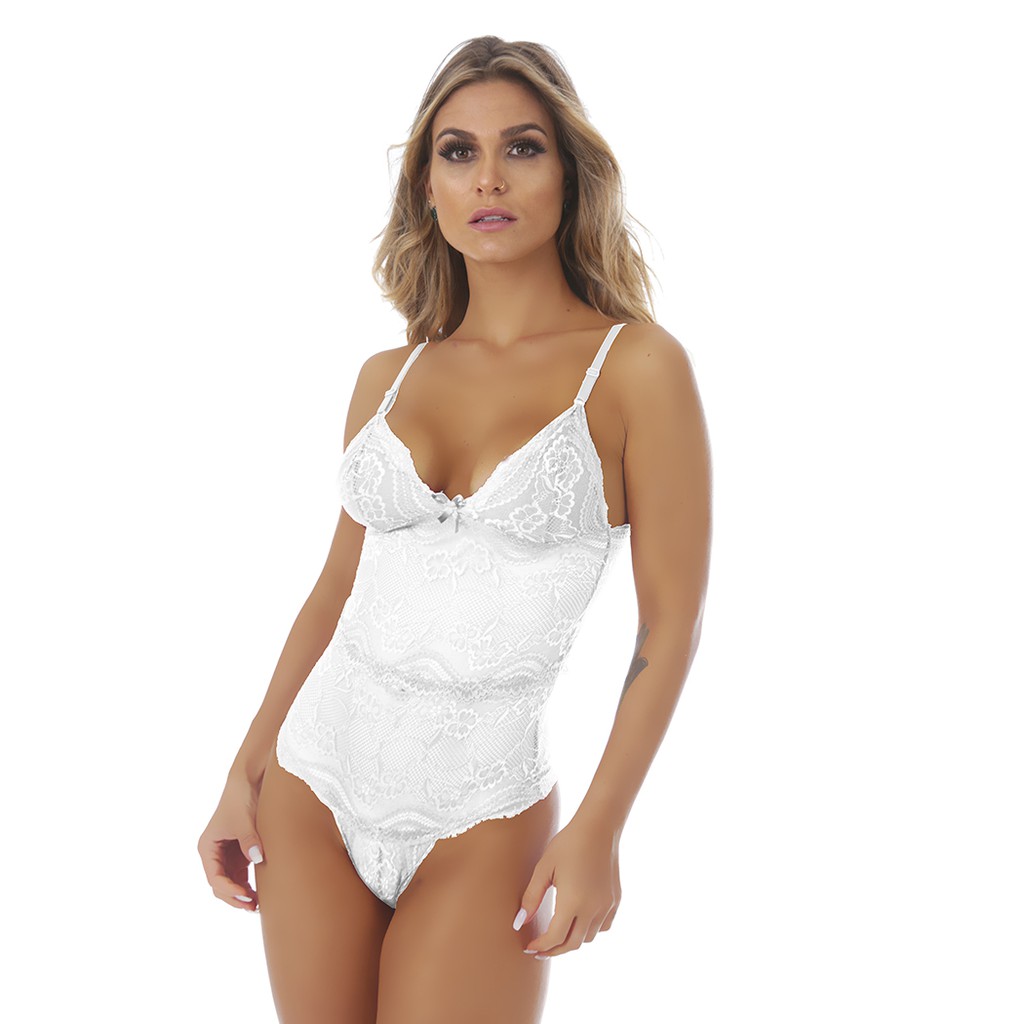 Kit com 2 Body em renda Sem bojo forrado luxo Regulável