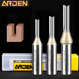 Arden CNC Ferramenta Para Trabalhar Madeira TCT Corte Fresas De Extremidade Reta Aço Tungstênio 1/4 Haste Roteador Bit M em Oferta na Shopee