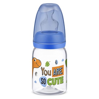 Mamadeira Magia Bico de Silicone 120ml 0m+ Azul – Lillo