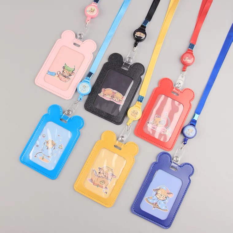 Porta Cartão Crachá Bilhete Único com cordão em Oferta na Shopee