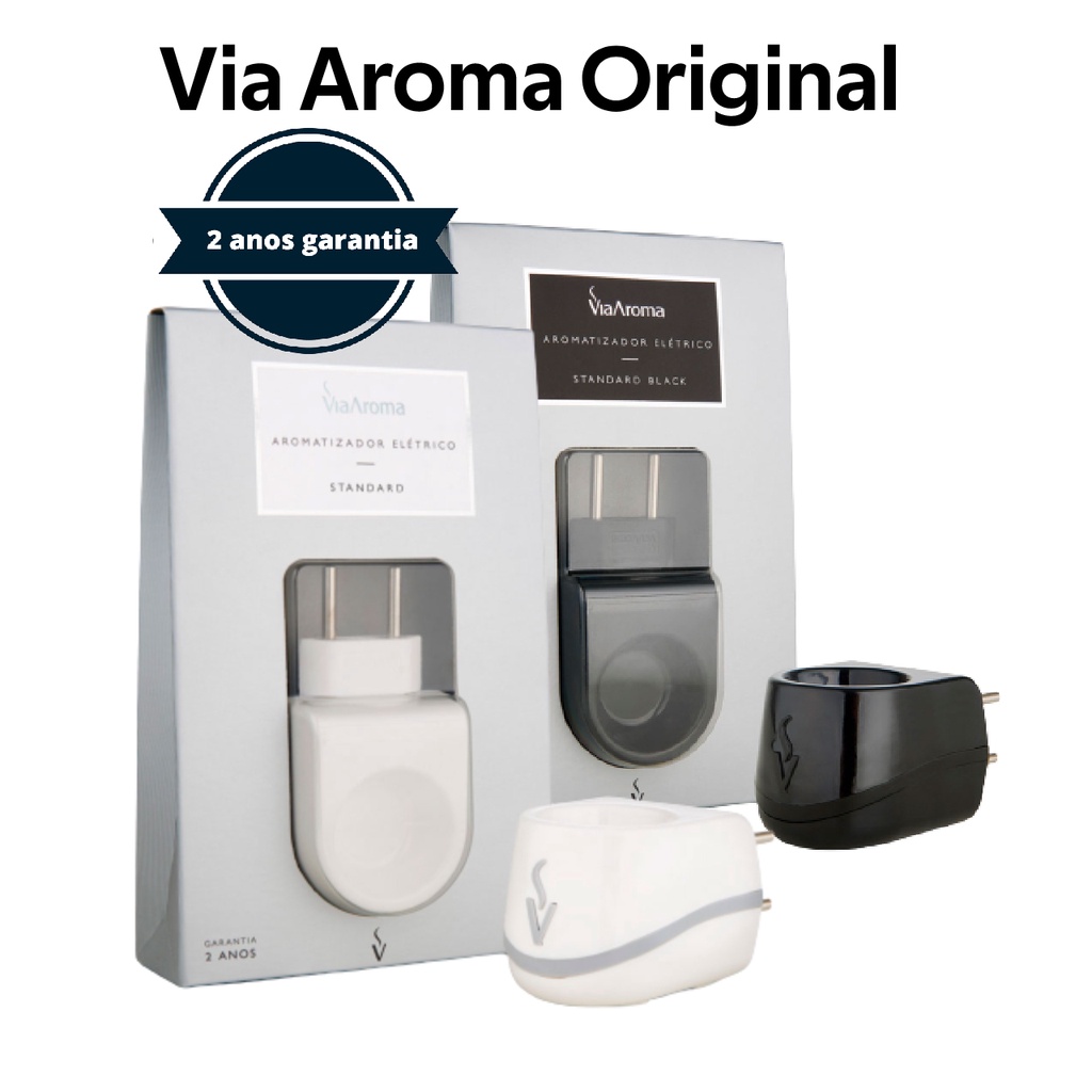Aromatizador Difusor Elétrico de Tomada - Via Aroma - Aromaterapia.