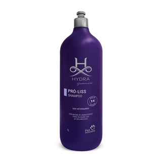 Shampoo Pelagem Lisa Hydra Groomers Pro-Liss Cachorro Gato 1L Diluição 1:4