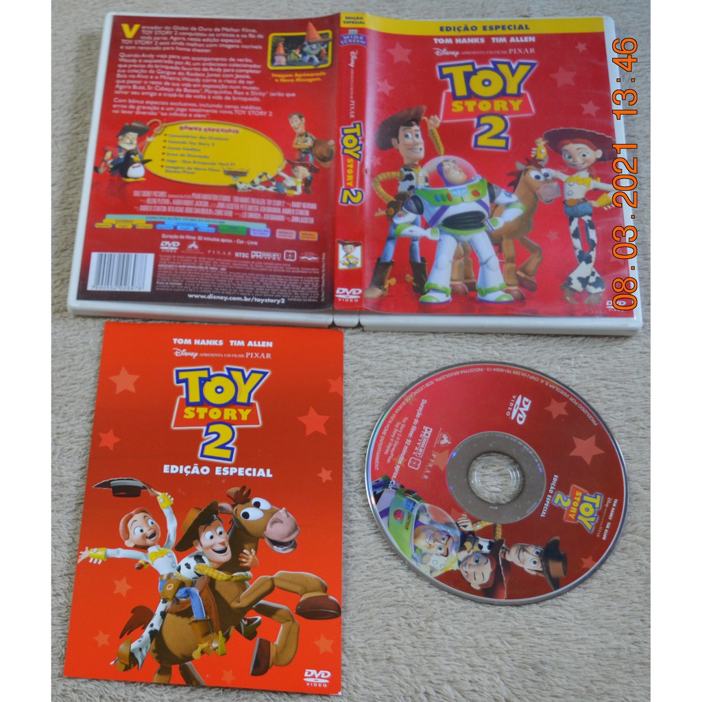 Dvd Original Toy Story 2 Edicao Especial 2 Shopee Brasil