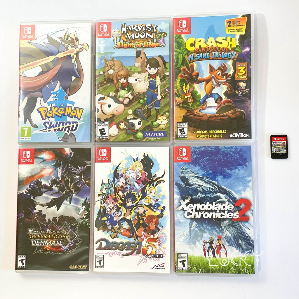 Lote Com 3 Jogos Nintendo Switch Usados - Escorrega o Preço