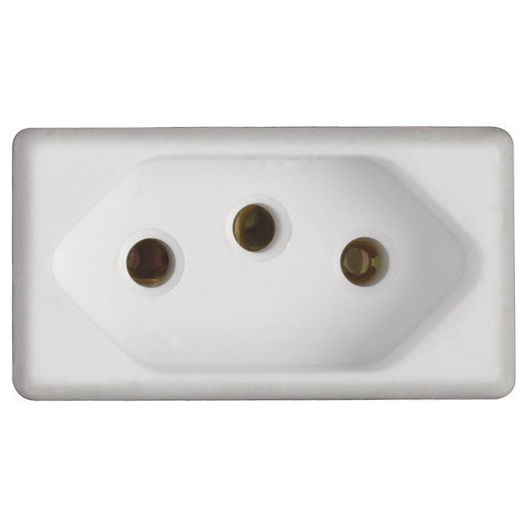 Modulo Tomada Branco 2P+T 20A 250V Liz Tramontina em Oferta na Shopee