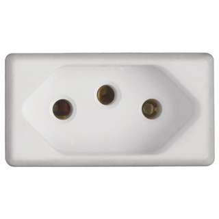 Modulo Tomada Branco 2P+T 20A 250V Liz Tramontina em Oferta na Shopee