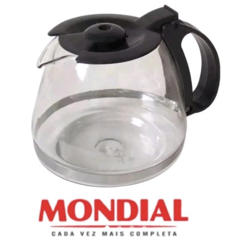 Jarra Cafeteira Mondial Dolce arome 32 Xícaras C-32 Serve na cafeteira preta e vermelha