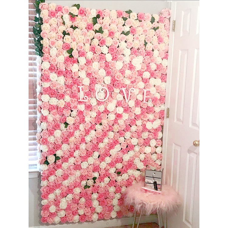 Detalhes do 50Pcs 8cm Rosa 14 Cores Flor Artificial De Alta Qualidade Espuma Bolo Topper Casamento Nupcial Buquê De Parede Backg
