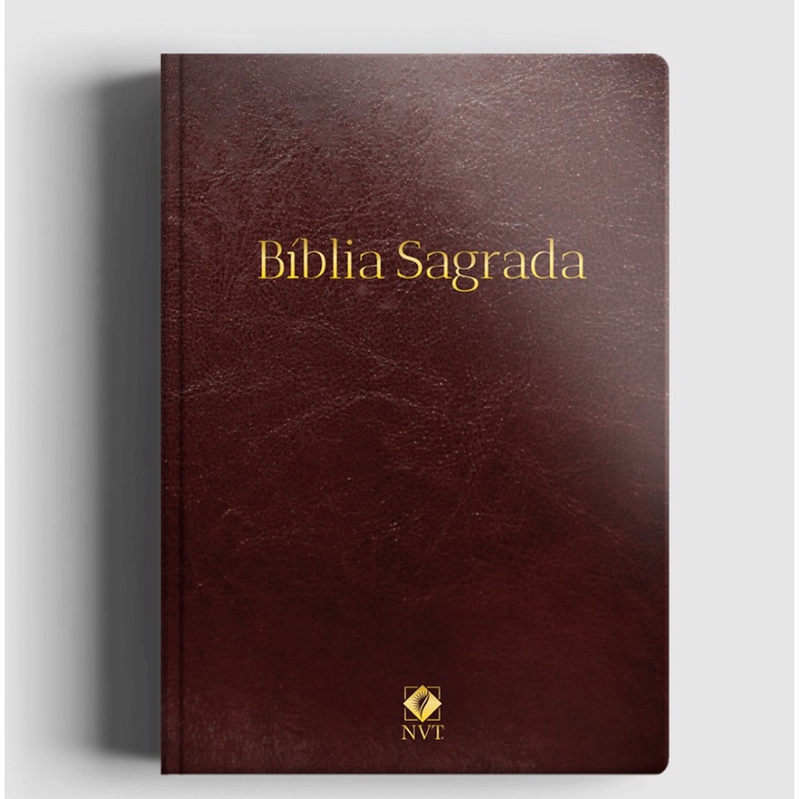 Bíblia Sagrada Slim | NVT | Capa Luxo Marrom