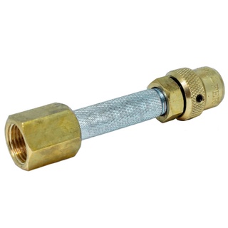 Esguicho Com Bico Regulável em Aço Para Lavar Autos Rosca 1/2 Tipo Wayne Com Jato Leque e Jato Reto 3.0 MM