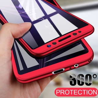 Capa Dura De Vidros 360 Com Tampa De Vidro Para Xiaomi Play Mi Poco F1 / Redmi 8a / Redmi Note 8t / 8 Pro