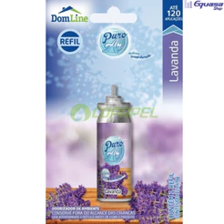 Refil Odorizador Neutralizador de Ambientes Puro Ar Lavanda 12ML DOMLINE