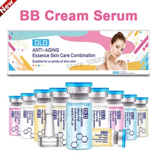 5ml 10pcs Meso Glow BB Cream Ampoule Dermawhite Whitening Brightening Serum Kit de iniciação para cuidados faciais com sardas de acne
