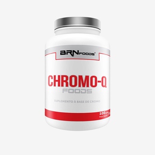 Picolinato de Cromo - Chromo-Q Foods 100 Cáps – BRNFOODS Suplemento para Queima de Calorias