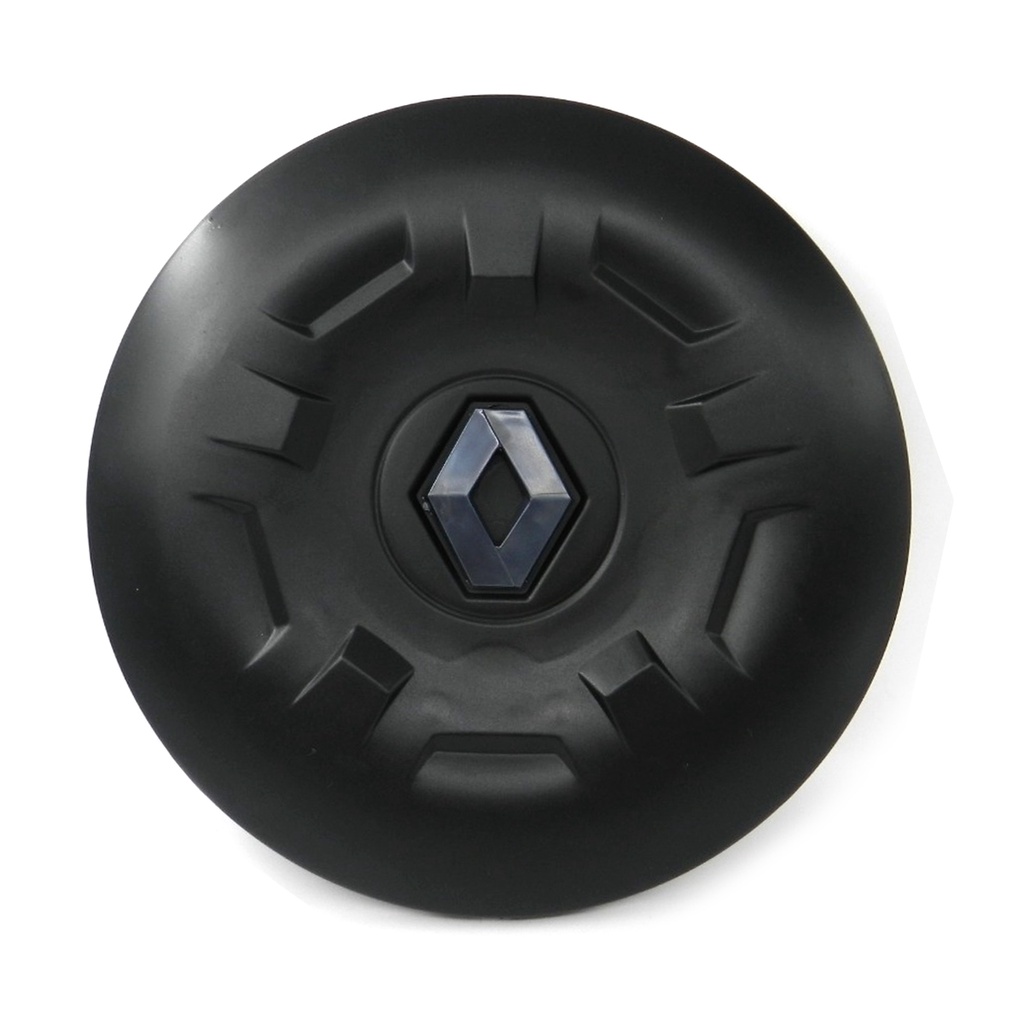 Centro Calota Tampa Miolo Roda Renault Master 2014 2015 2016 2017 2018 Emblema Preto