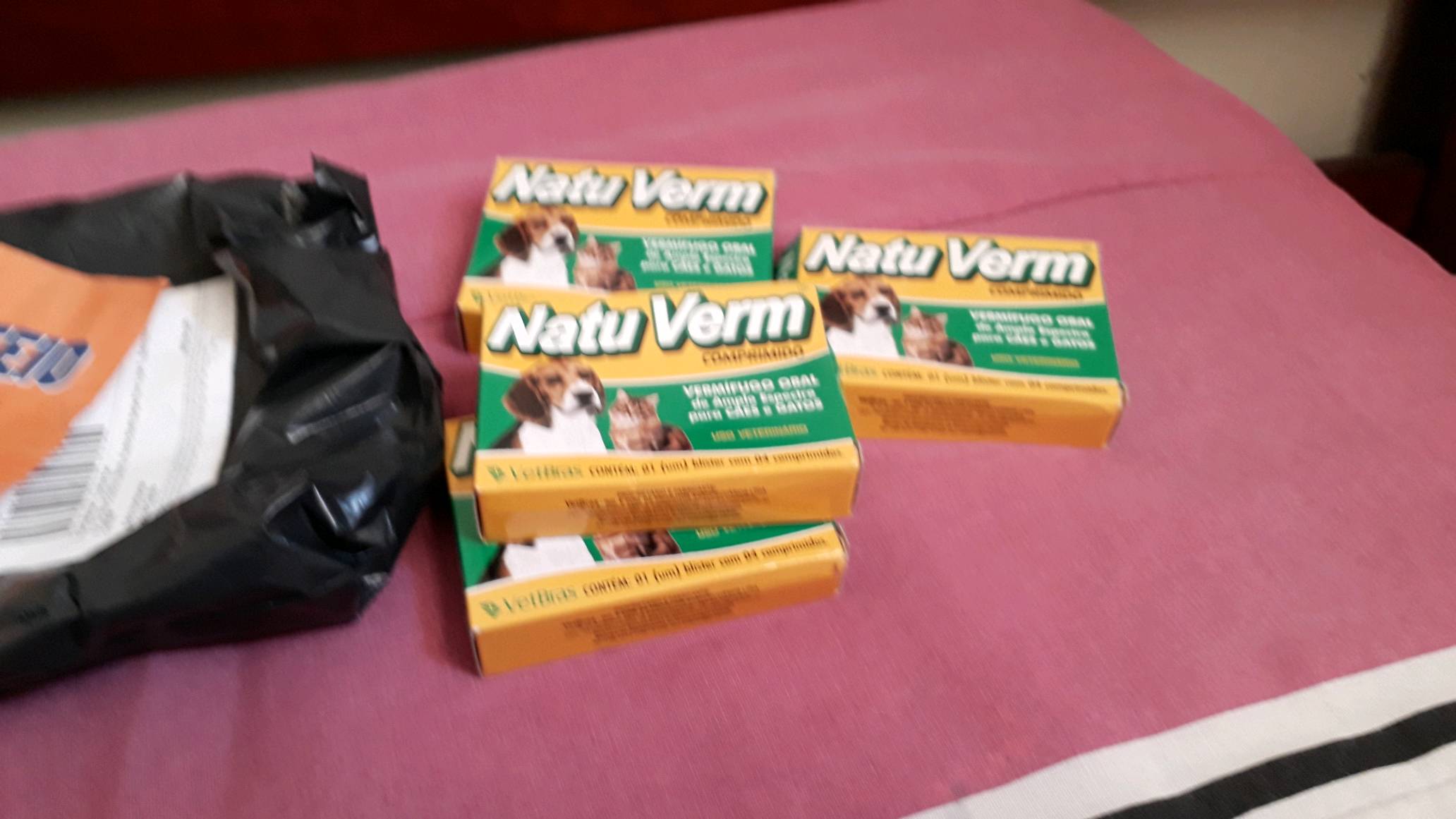 Vermifugo Natu Verm Composto Caes E Gatos 4 Comprimidos Shopee Brasil