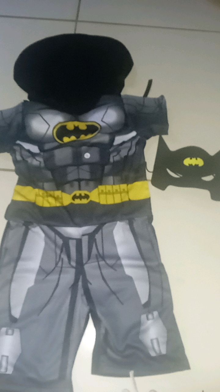 Fantasia Infantil Batman com Máscara e Capa | Shopee Brasil