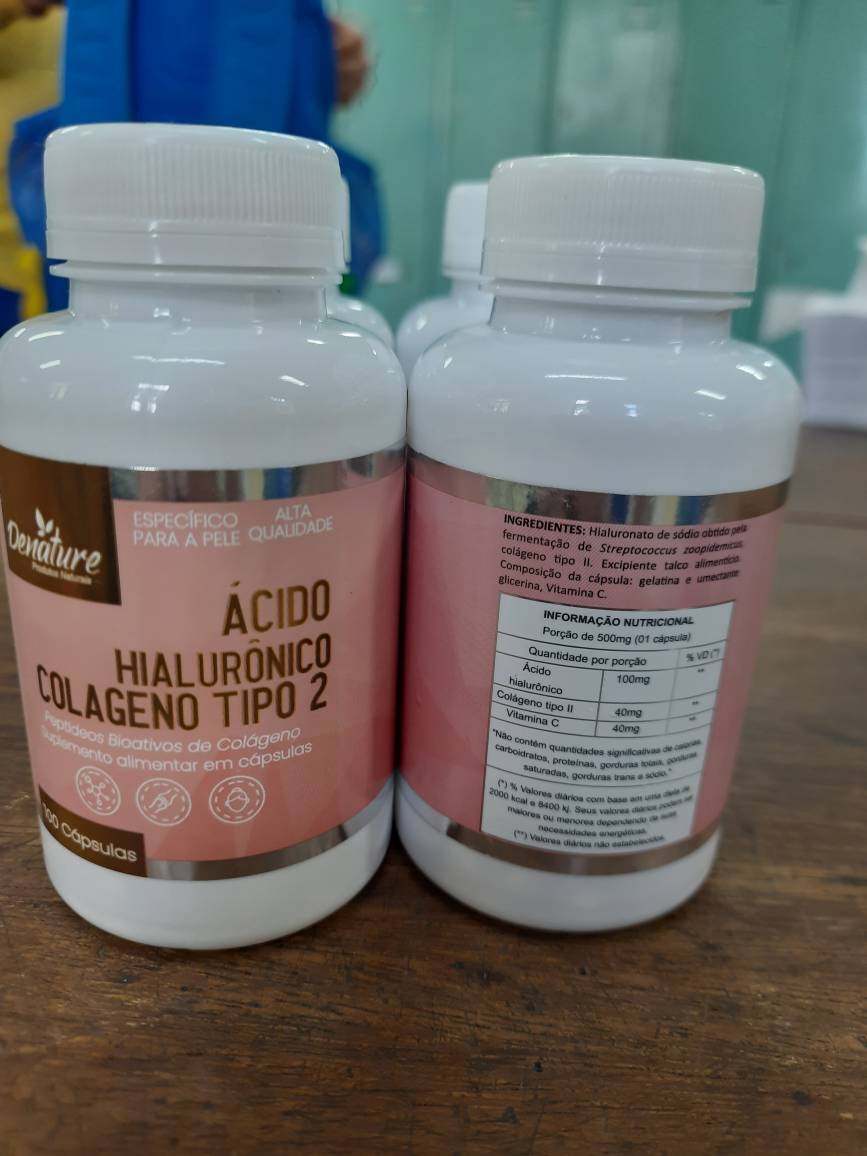 Colágeno Tipo 2 - 40mg + Ácido Hialurônico 100mg