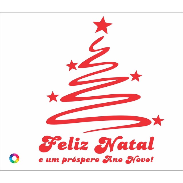 Adesivo Decorativo Parede Vitrine Feliz Natal e Ano Novo | Shopee Brasil
