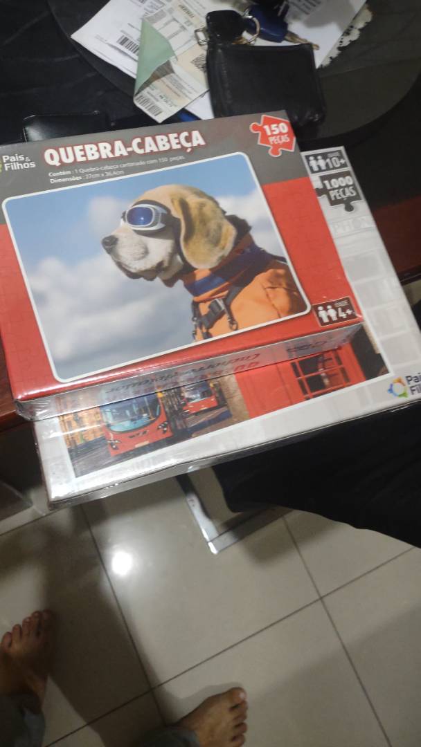 Quebra Cabeça 150 Peças Cachorro Aviador - Pais & Filhos - News