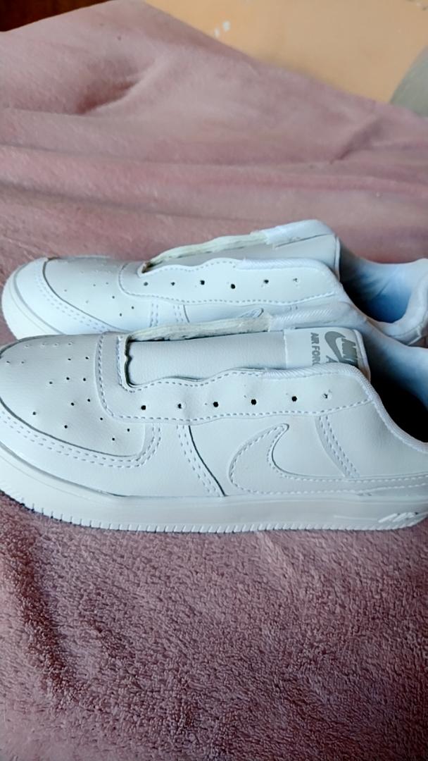 creased air force 1s