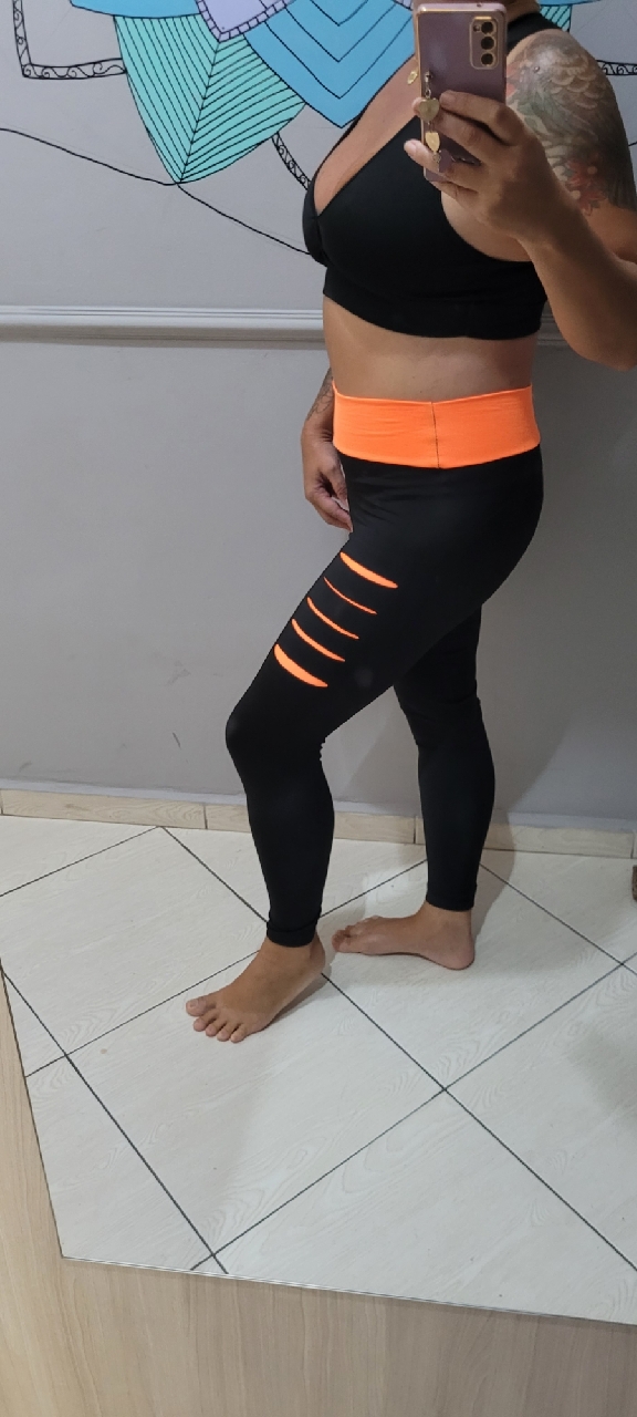 conjunto calça legging detonado leg treino mais top fitness calça feminina  academia tendência