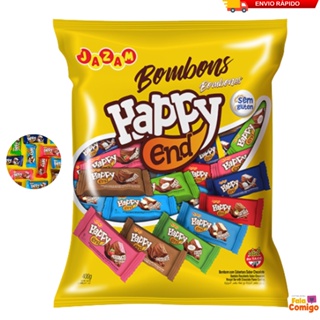 Bombom Sortido c/50 Unidades 400g Vários Sabores Morango Chocolate - Jazam em Oferta na Shopee