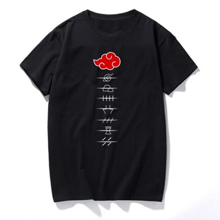 Camisa Akatsuki Camiseta Naruto Itachi Blusa Anime