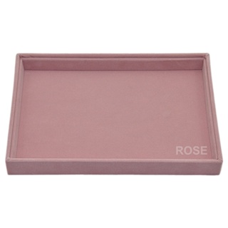 Bandeja Média 30 x 20 x 3 cm - Lisa Atendimento - Brincos - Correntes - Veludo Sem Capa em Oferta na Shopee