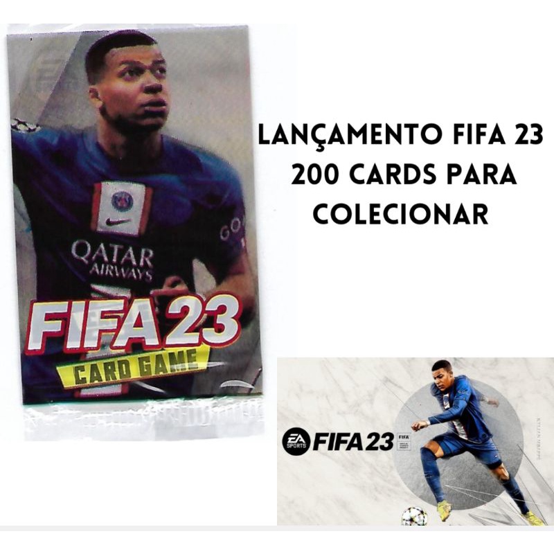 Kit 100 Cards Fifa 23 =25 Pacotes Lançamento Edição Limitada