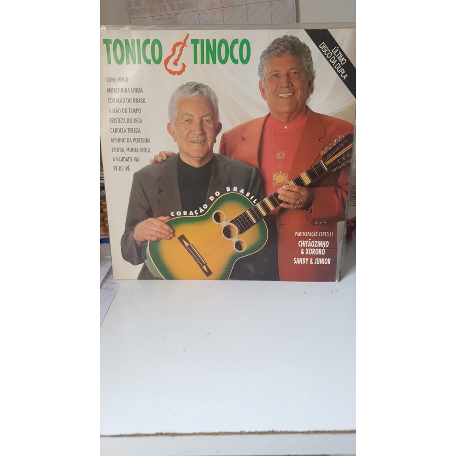 LP Tonico e Tinoco Coração do Brasil(1994) Polydor