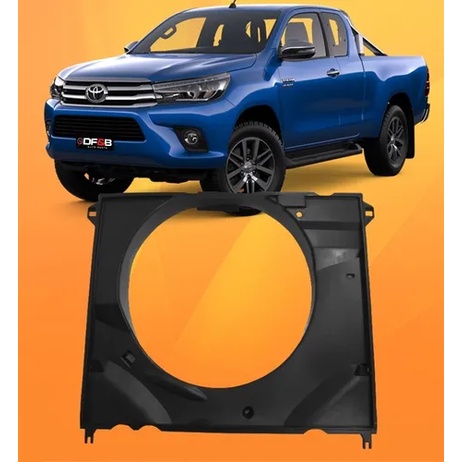 Defletor Radiador Toyota Hilux Srx 2016 2017 2018 19 Diesel