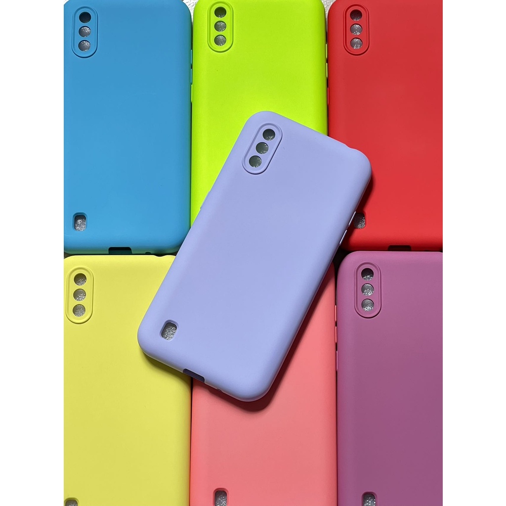 Capa Capinha Samsung A01 Silicone Aveludado